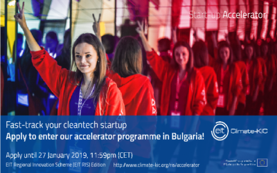 Meet the Climate-KIC Accelerator Bulgaria and learn how to apply for up to 50 000 Euro non-equity grant!