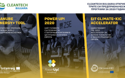 THE THREE ENTREPRENEURSHIP PROGRAMMES OF CLEANTECH BULGARIA ARE OPEN FOR APPLICATIONS!